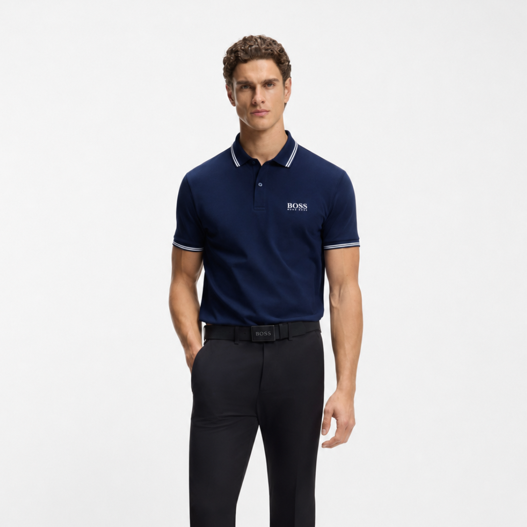 2 Hugo Boss Summer Polos + Free Watch – One Price Only