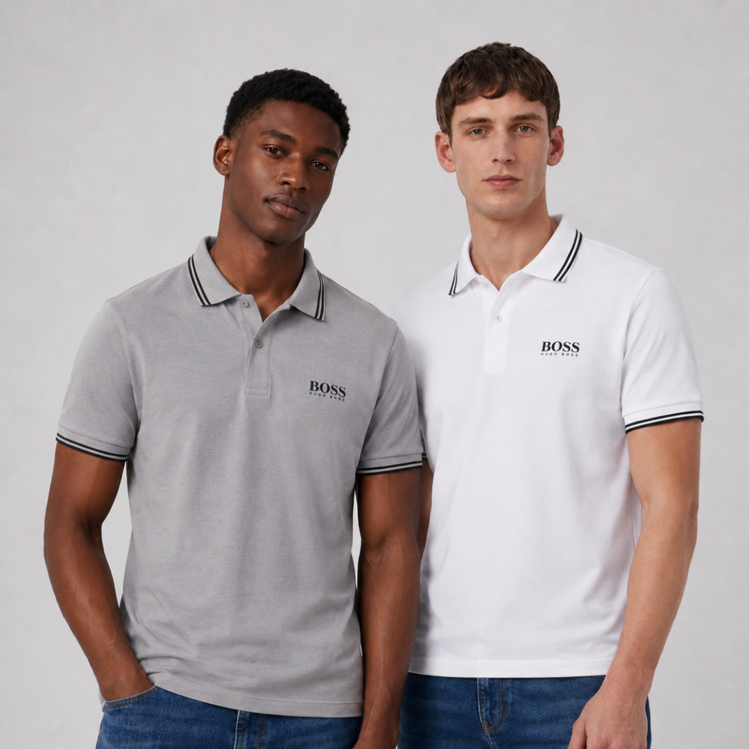 [Buy 2 Pay 1] Hugo Boss Premiere Polo Shirts + Exclusive Premium Watch